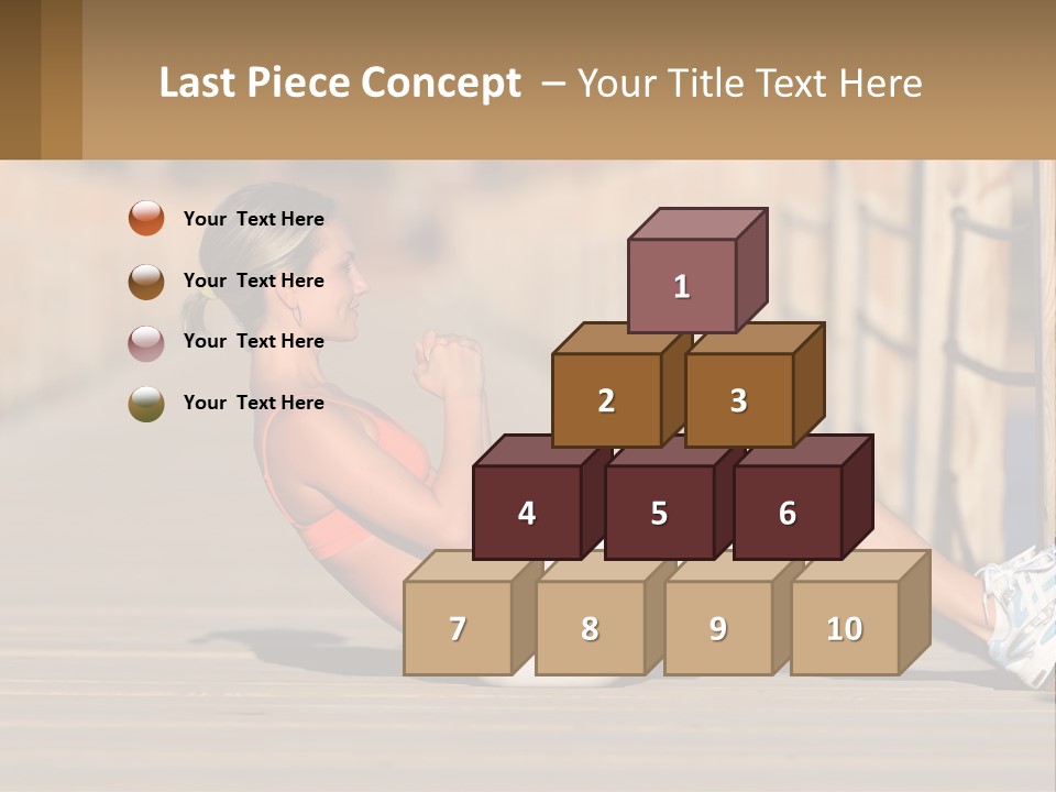 Healthy Active Alone PowerPoint Template