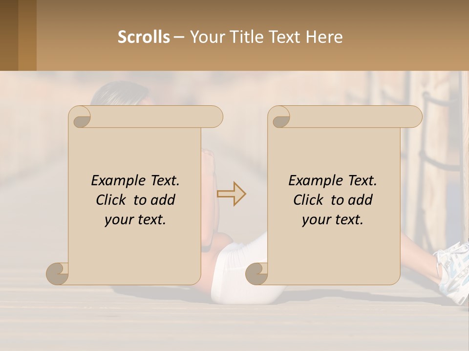 Healthy Active Alone PowerPoint Template