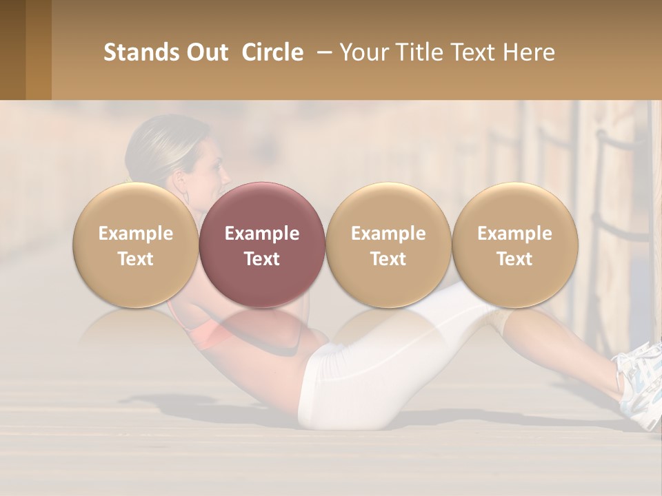 Healthy Active Alone PowerPoint Template