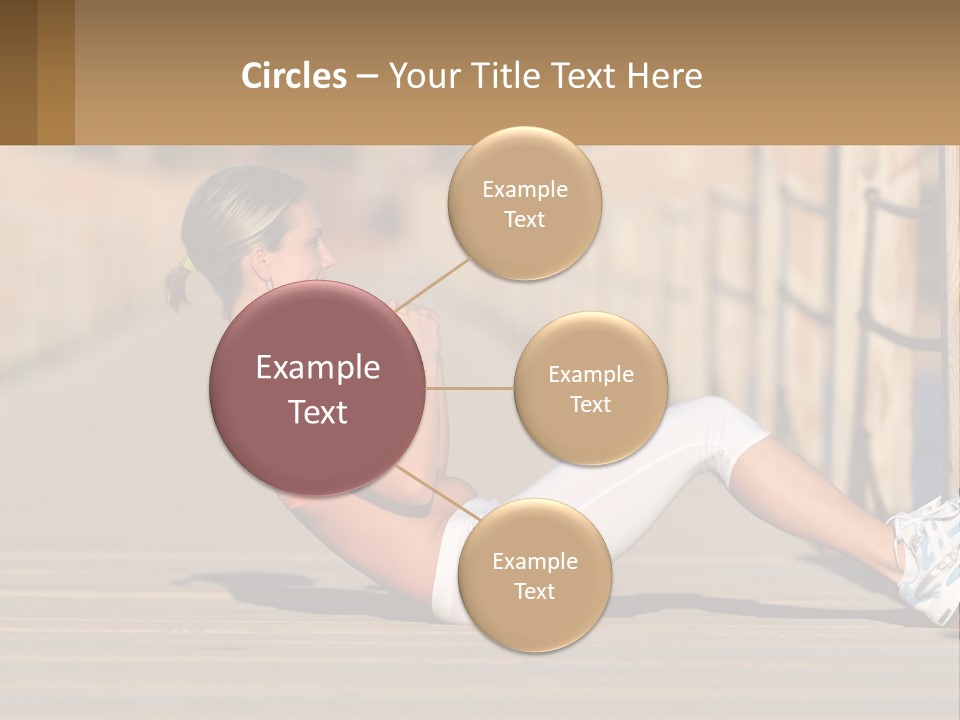 Healthy Active Alone PowerPoint Template