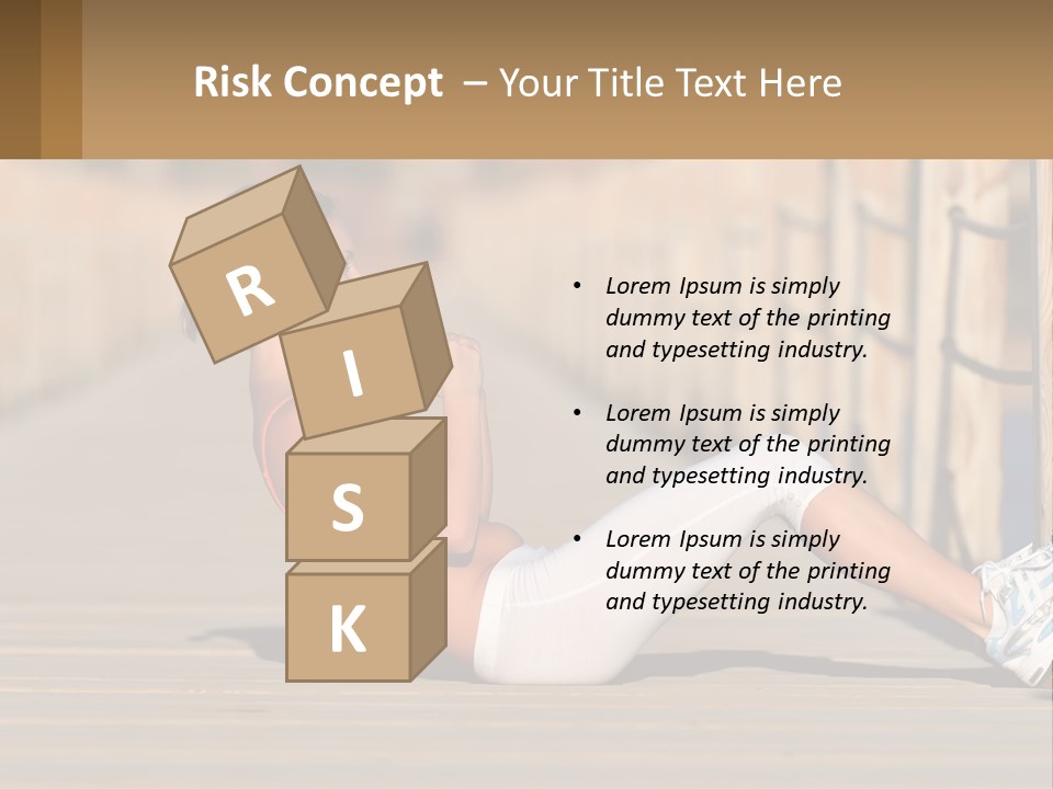 Healthy Active Alone PowerPoint Template