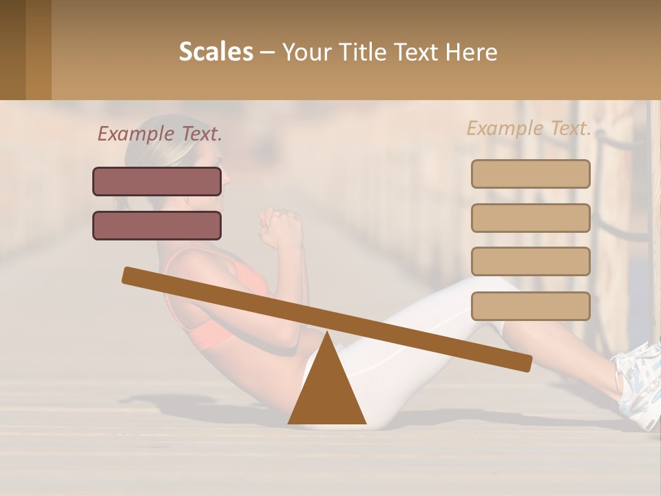 Healthy Active Alone PowerPoint Template