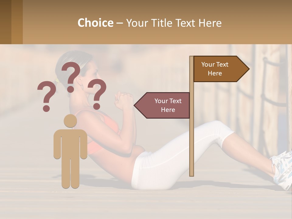 Healthy Active Alone PowerPoint Template