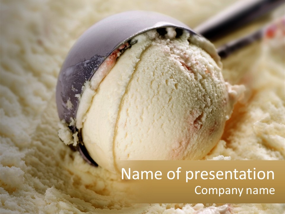 Delicious Taste Ball PowerPoint Template