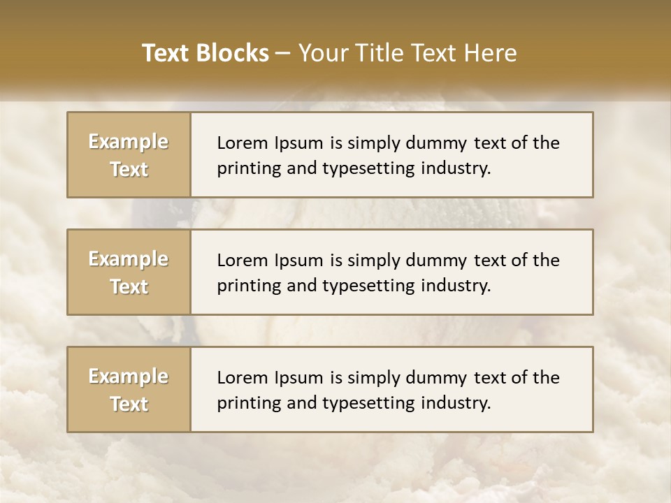 Delicious Taste Ball PowerPoint Template