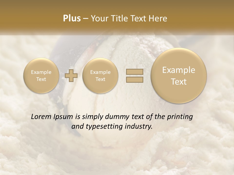 Delicious Taste Ball PowerPoint Template