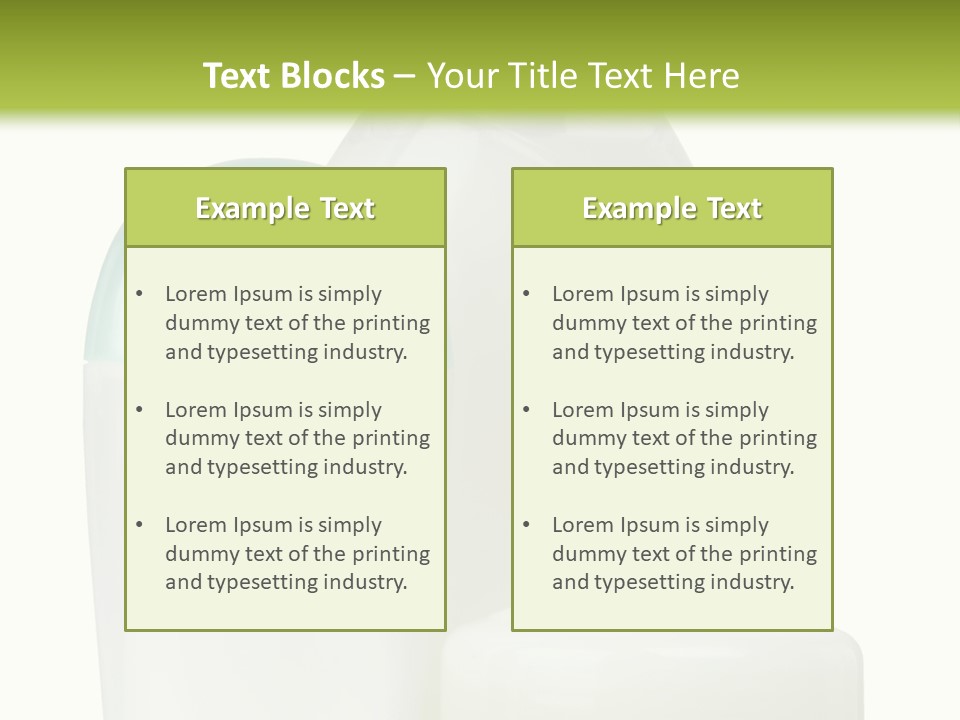 Care Clean Oil PowerPoint Template