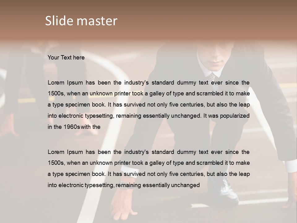 Executive Rival Male PowerPoint Template