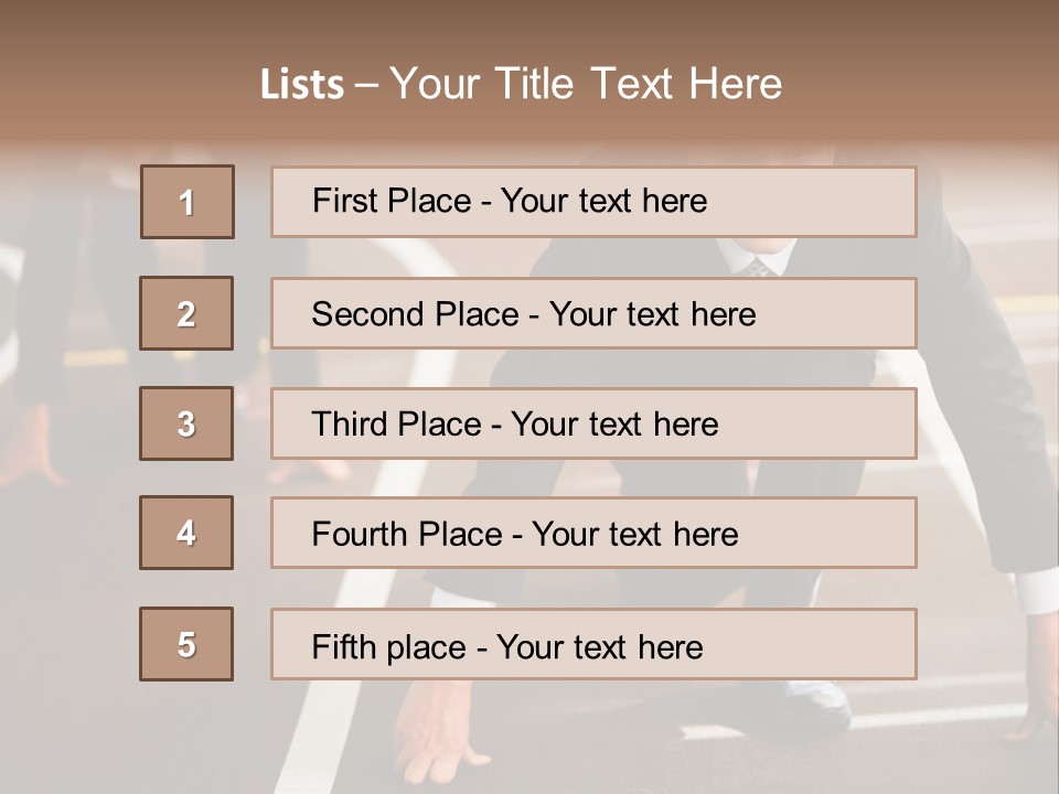 Executive Rival Male PowerPoint Template