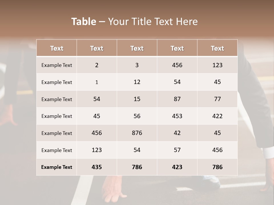 Executive Rival Male PowerPoint Template
