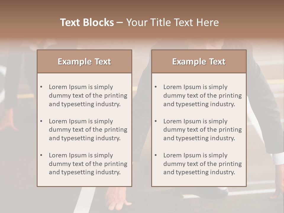 Executive Rival Male PowerPoint Template
