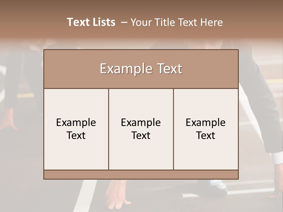 Executive Rival Male PowerPoint Template