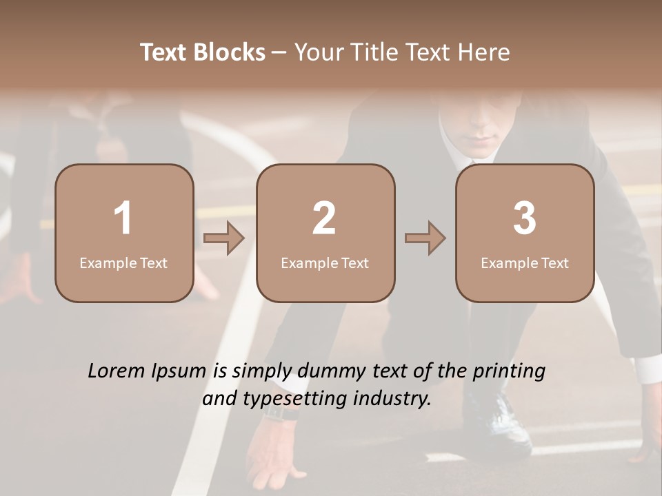 Executive Rival Male PowerPoint Template