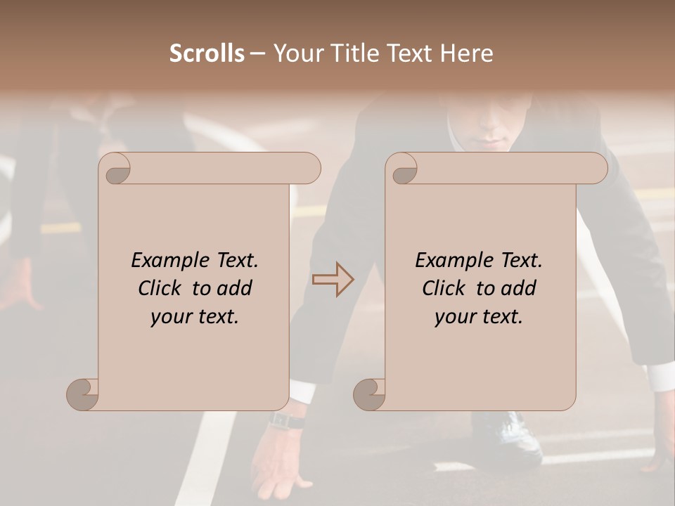 Executive Rival Male PowerPoint Template