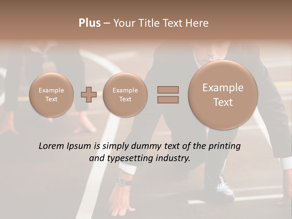 Executive Rival Male PowerPoint Template