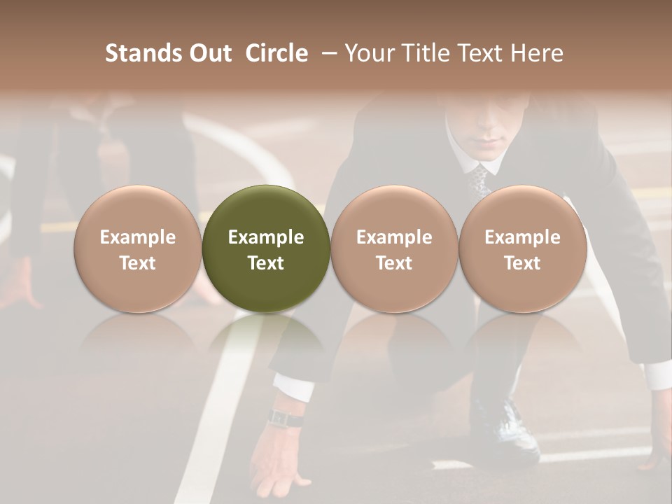 Executive Rival Male PowerPoint Template