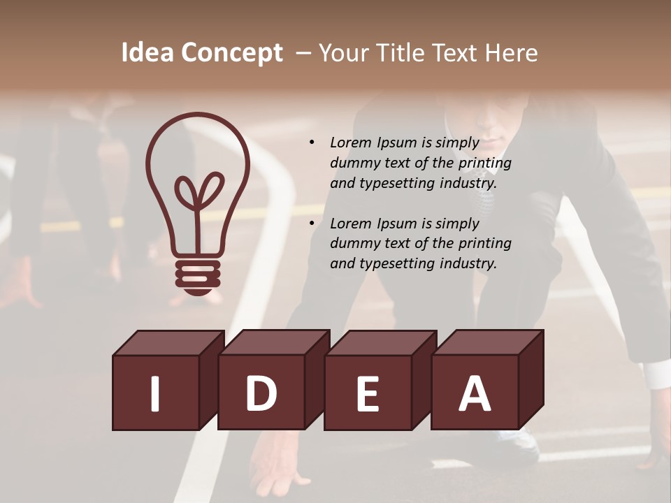 Executive Rival Male PowerPoint Template