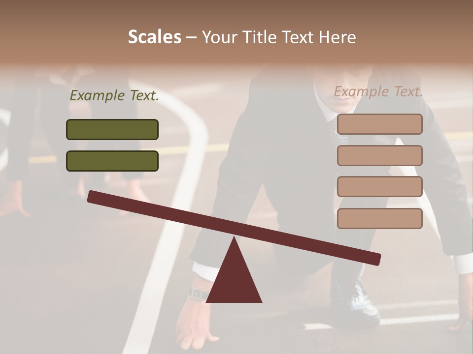 Executive Rival Male PowerPoint Template