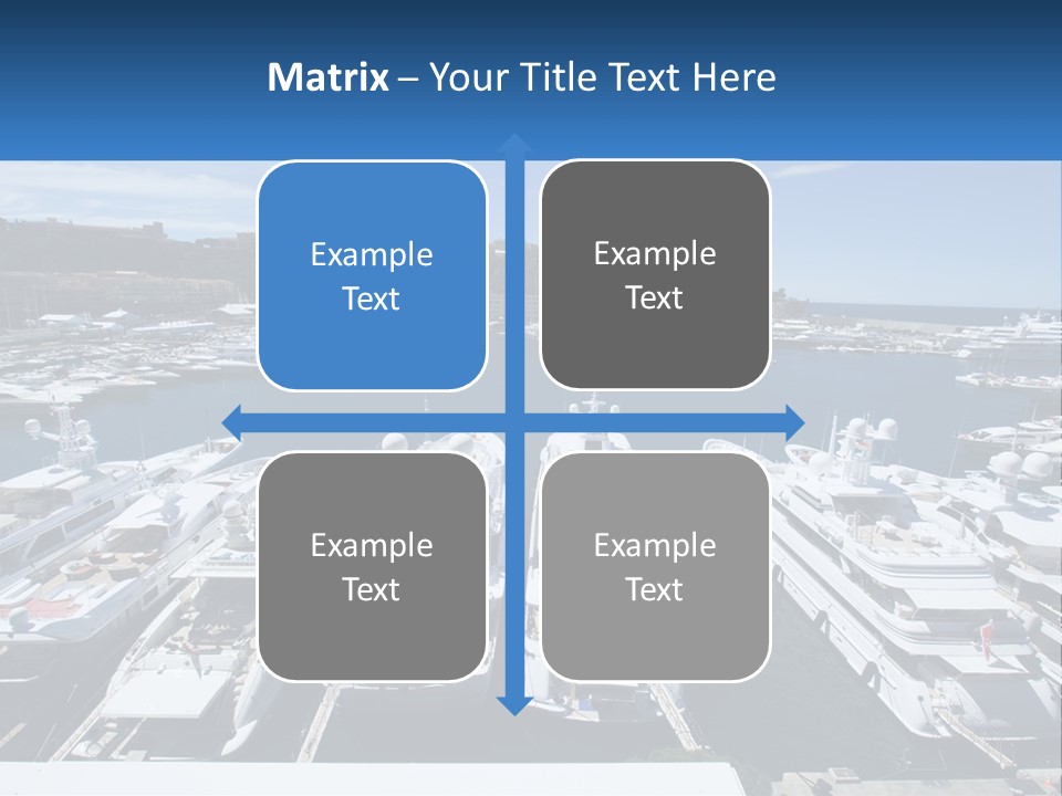 Building Riviera Dock PowerPoint Template