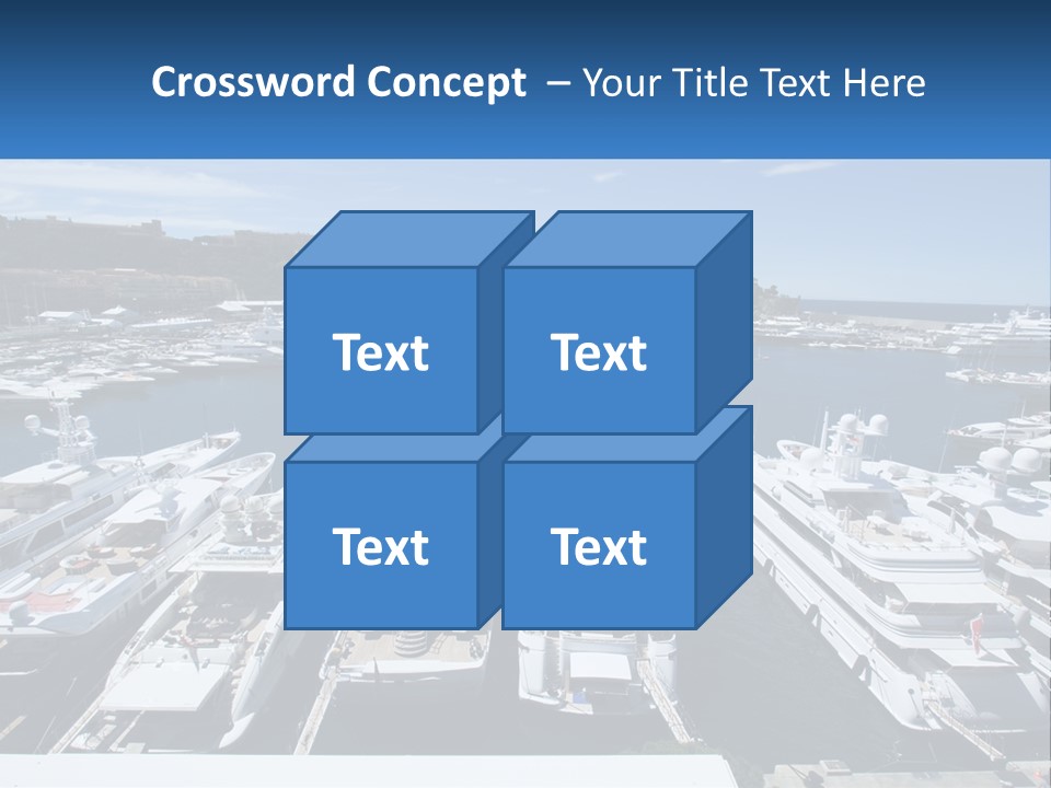 Building Riviera Dock PowerPoint Template