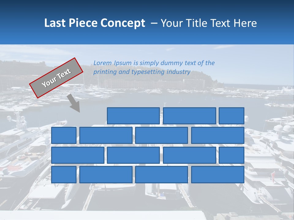 Building Riviera Dock PowerPoint Template