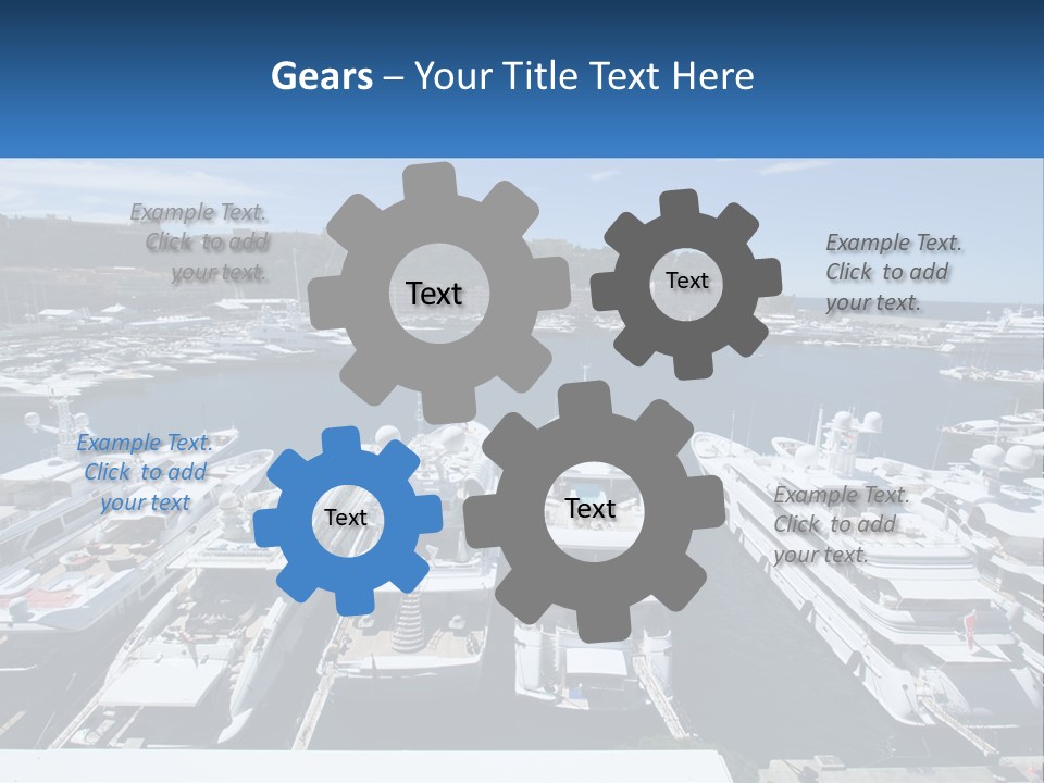 Building Riviera Dock PowerPoint Template