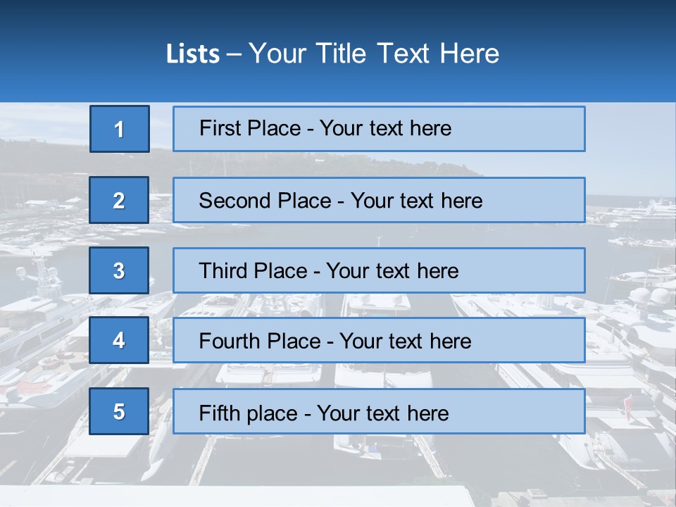 Building Riviera Dock PowerPoint Template