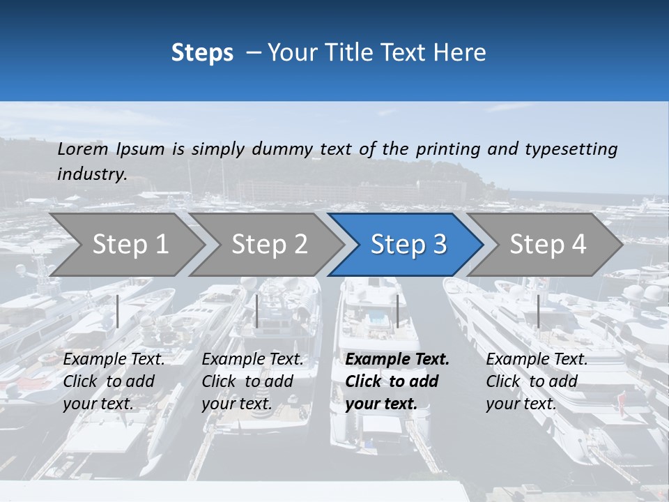 Building Riviera Dock PowerPoint Template