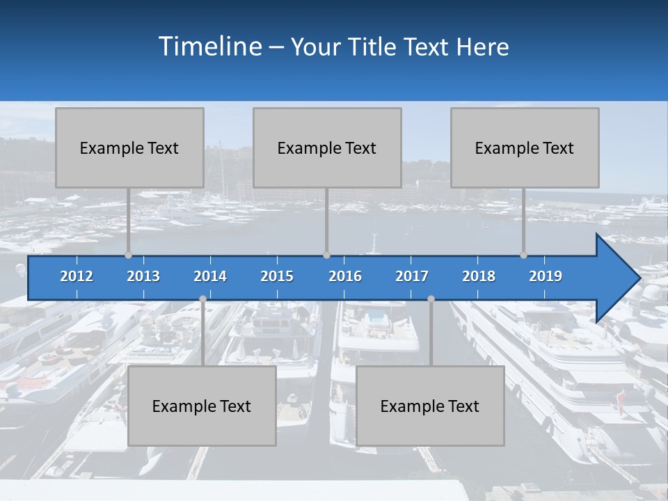Building Riviera Dock PowerPoint Template
