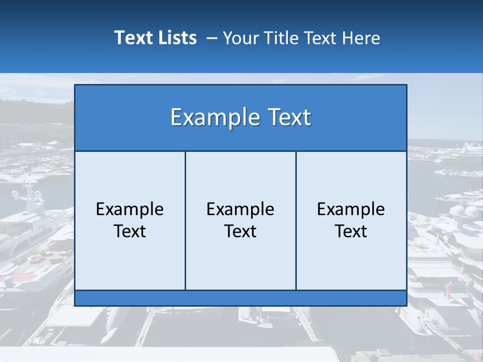 Building Riviera Dock PowerPoint Template