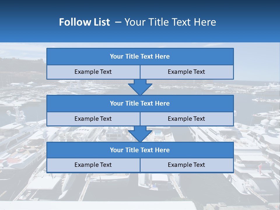 Building Riviera Dock PowerPoint Template