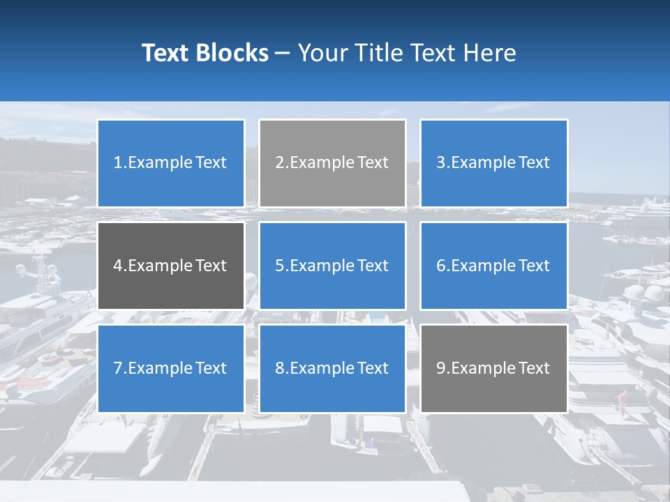 Building Riviera Dock PowerPoint Template