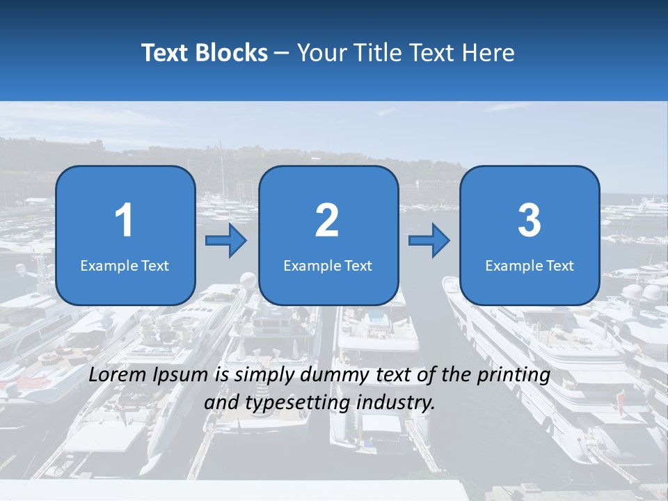 Building Riviera Dock PowerPoint Template