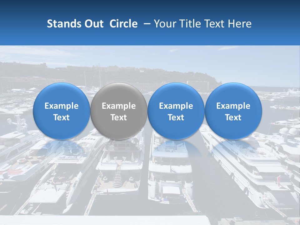 Building Riviera Dock PowerPoint Template