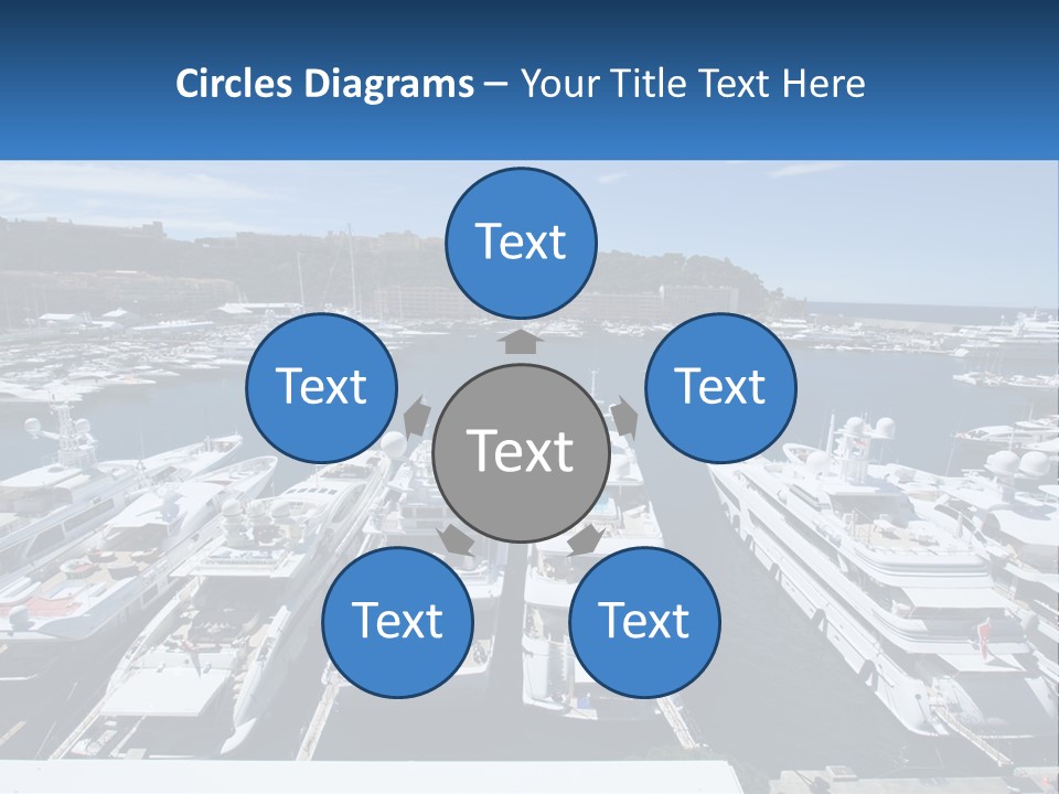 Building Riviera Dock PowerPoint Template