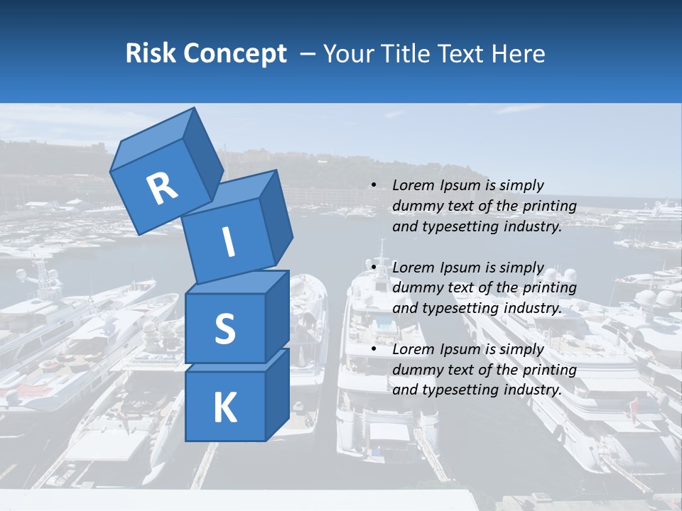 Building Riviera Dock PowerPoint Template