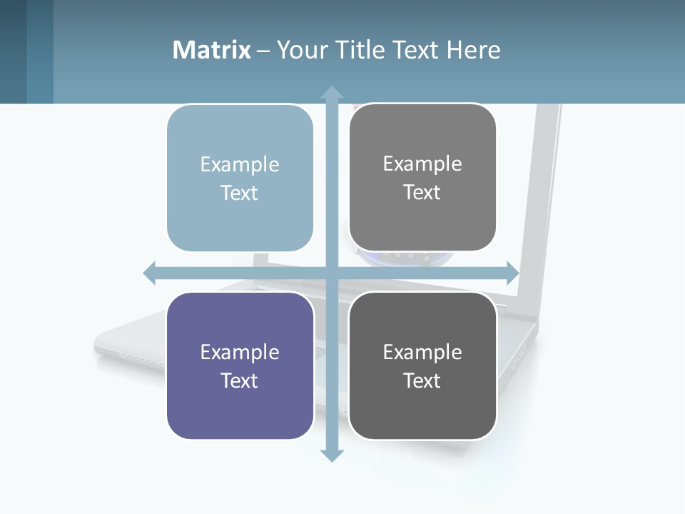 Wireless Connection Computer PowerPoint Template