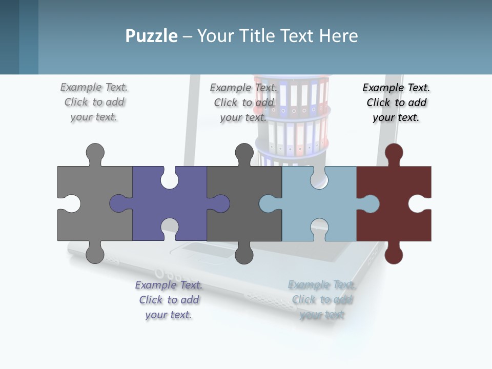 Wireless Connection Computer PowerPoint Template