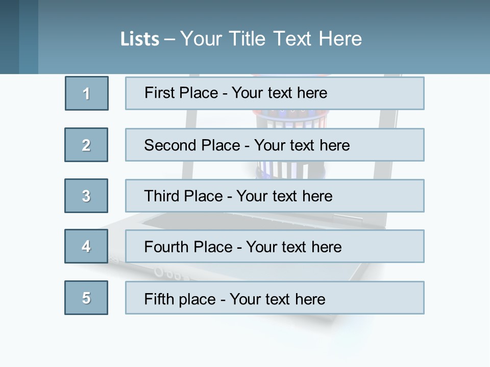 Wireless Connection Computer PowerPoint Template