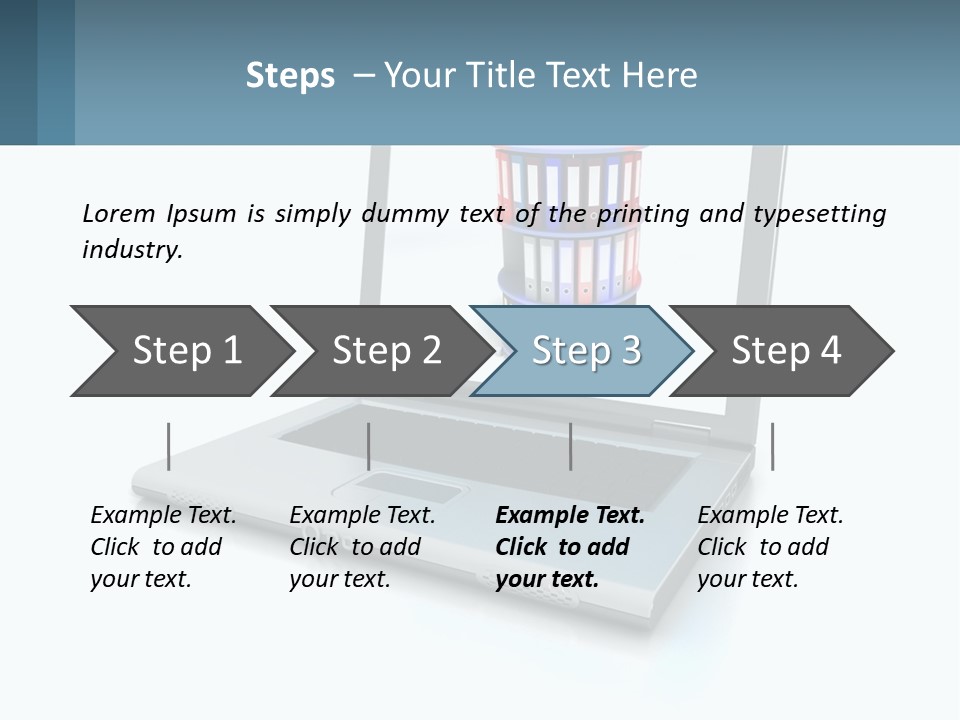 Wireless Connection Computer PowerPoint Template