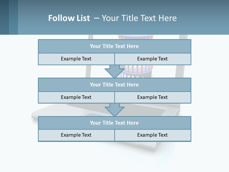 Wireless Connection Computer PowerPoint Template