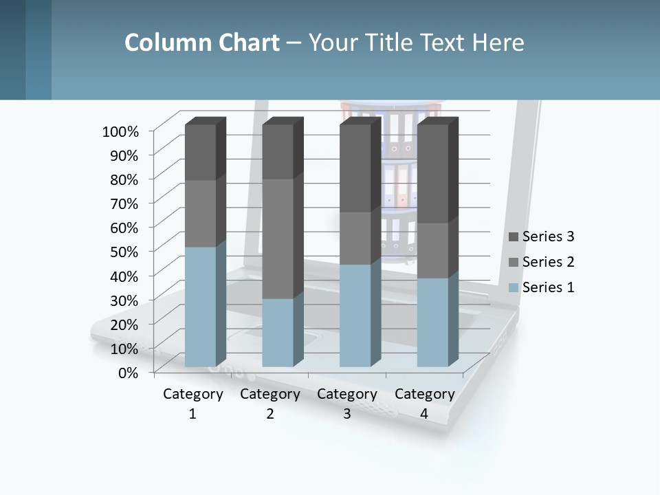 Wireless Connection Computer PowerPoint Template