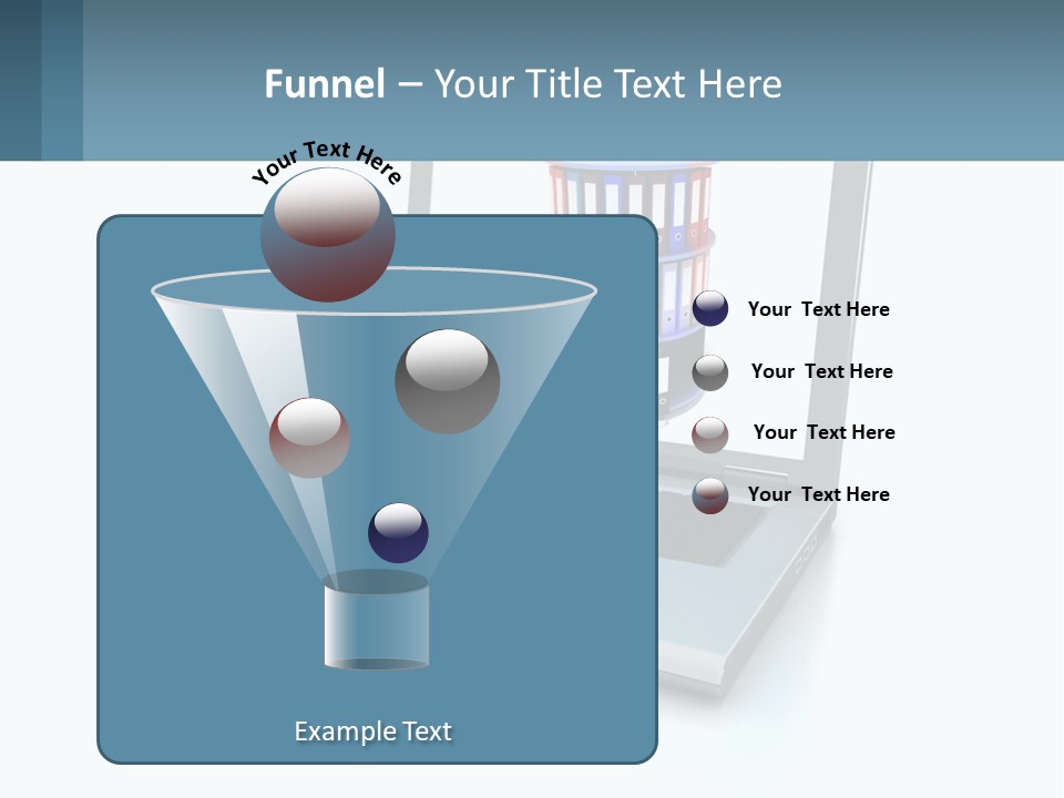 Wireless Connection Computer PowerPoint Template