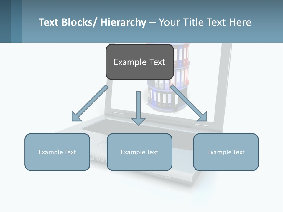 Wireless Connection Computer PowerPoint Template