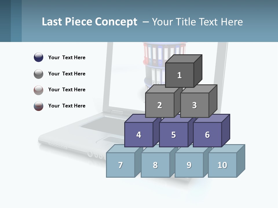 Wireless Connection Computer PowerPoint Template