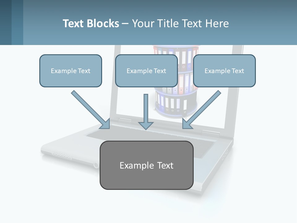 Wireless Connection Computer PowerPoint Template