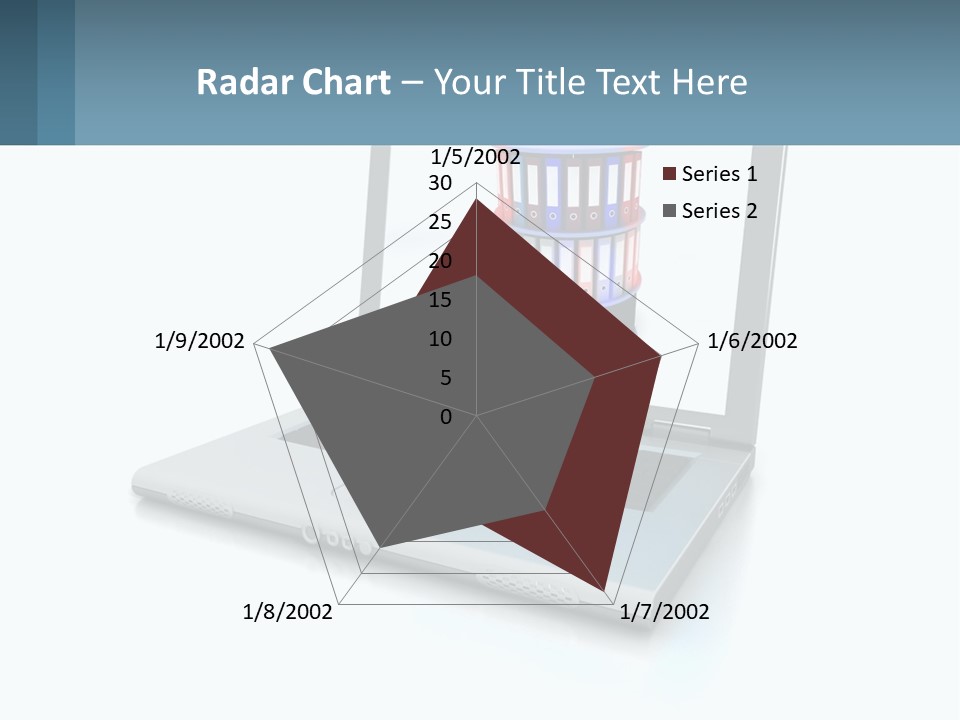Wireless Connection Computer PowerPoint Template