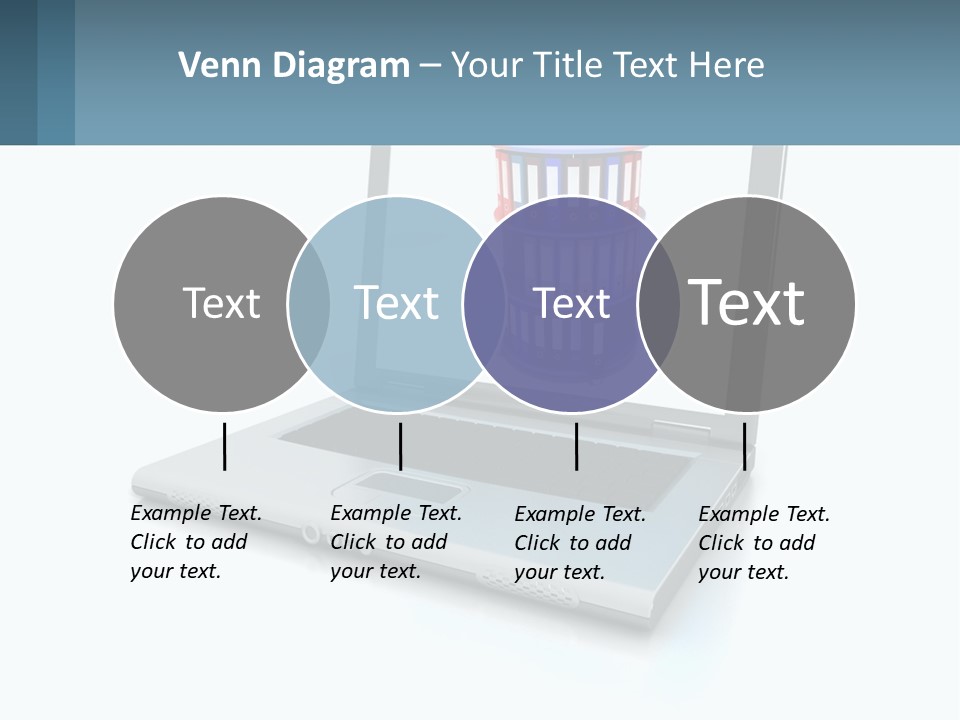 Wireless Connection Computer PowerPoint Template