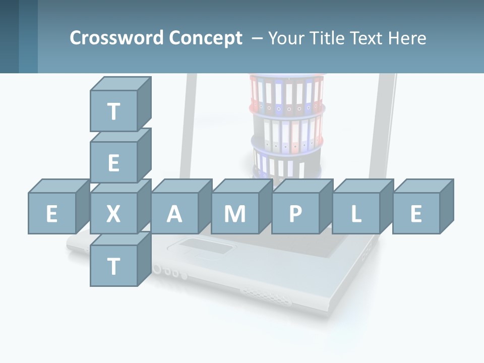Wireless Connection Computer PowerPoint Template