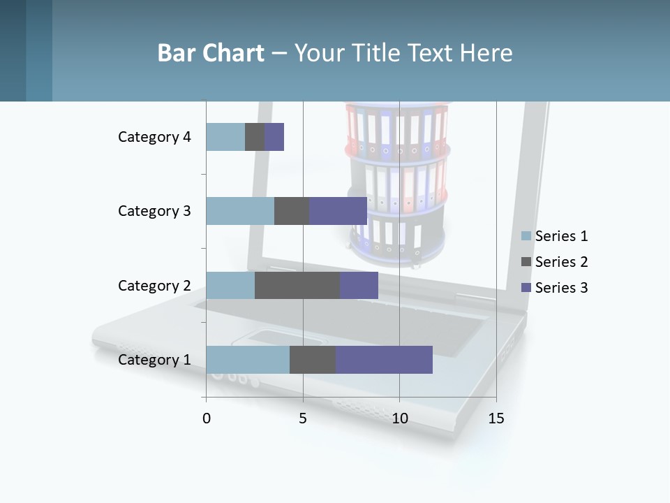 Wireless Connection Computer PowerPoint Template